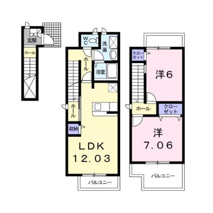間取図 エスポアール