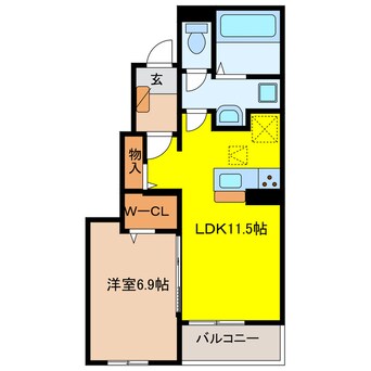 間取図 ベル　リヴィエール