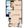 レ　ミュー 1LDKの間取り