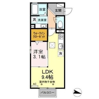 間取図 メイプルD