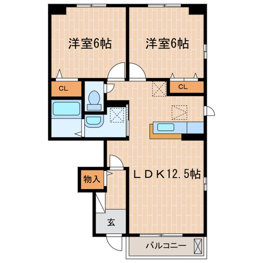 間取図 東海道本線/菊川駅 バス12分土橋下車:停歩4分 1階 築9年