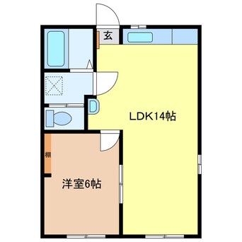 間取図 東海道本線/掛川駅 徒歩28分 1階 築34年