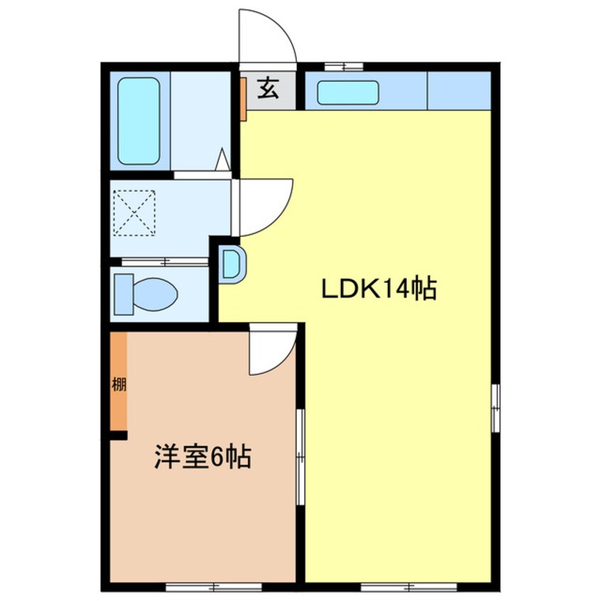 間取図 東海道本線/掛川駅 徒歩28分 1階 築34年