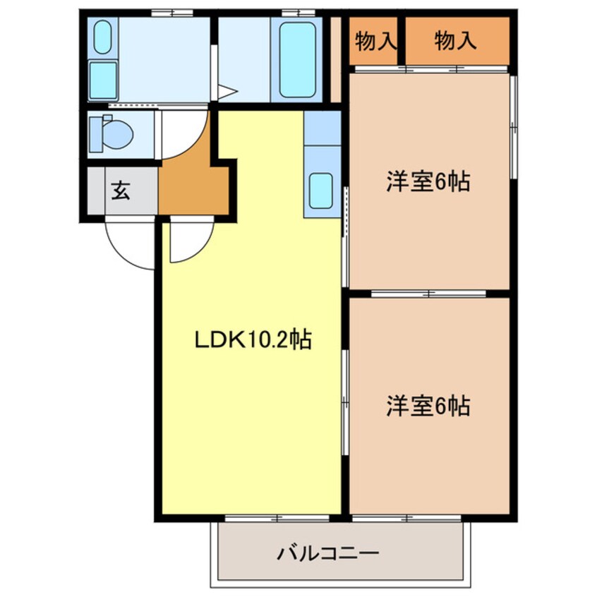 間取図 天竜浜名湖鉄道<天浜線>/桜木駅 徒歩22分 1階 築23年