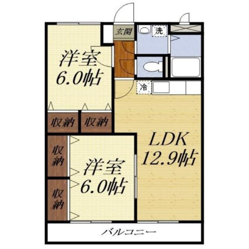 間取図 東海道本線/掛川駅 徒歩30分 1階 築20年