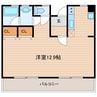 Casa西大渕 1Rの間取り
