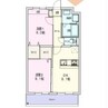 Cinq　Blanc 2DKの間取り
