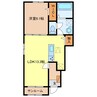 メゾン　オーブⅡ 1LDKの間取り