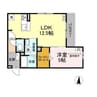 D-Hills上西郷 1LDKの間取り