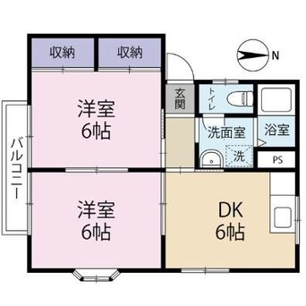 間取図 レジェント・ヒルB