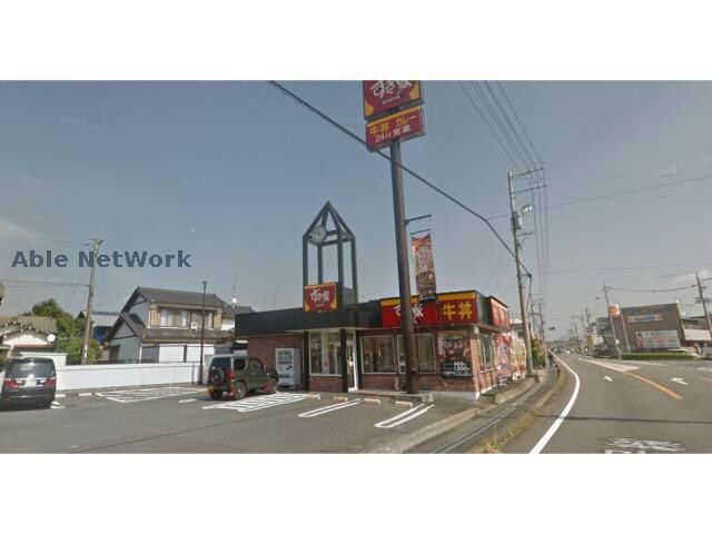 すき家掛川城西店(その他飲食（ファミレスなど）)まで598m レジェント・ヒルC