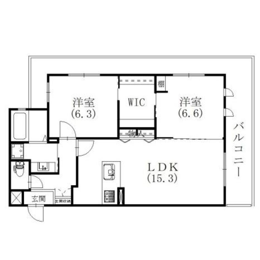 間取図 (仮称）菊川市加茂第2ドゥプランニングマンション