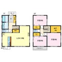 藤枝石黒貸家の間取図