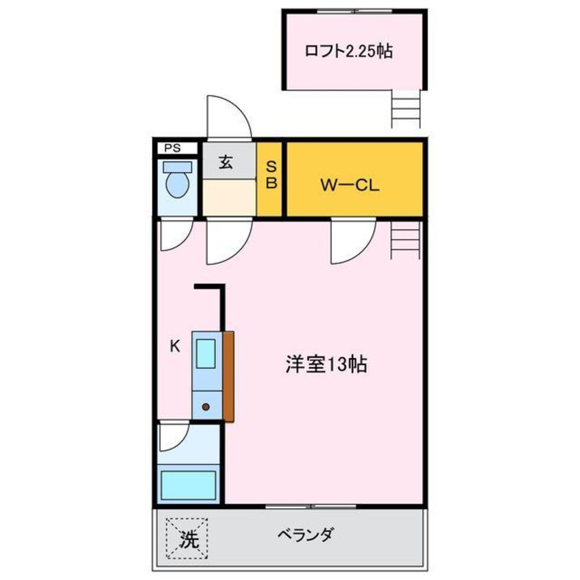 間取図 セザンヌ三谷