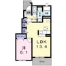 ブライト　池下 1LDKの間取り