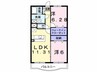 ファースト　ブリッジ上青山 2LDKの間取り