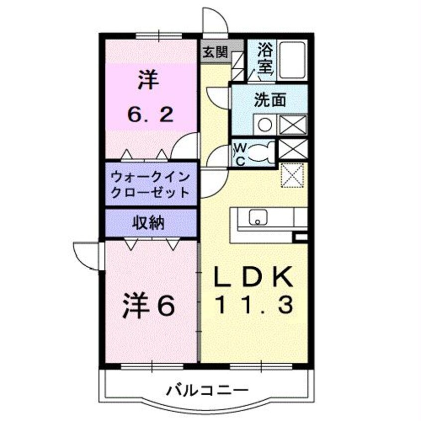 間取図 ファースト　ブリッジ上青山