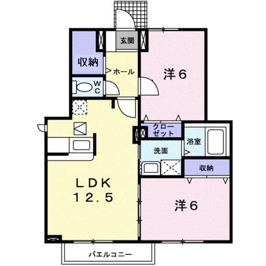 間取図 イーストパレス６・１