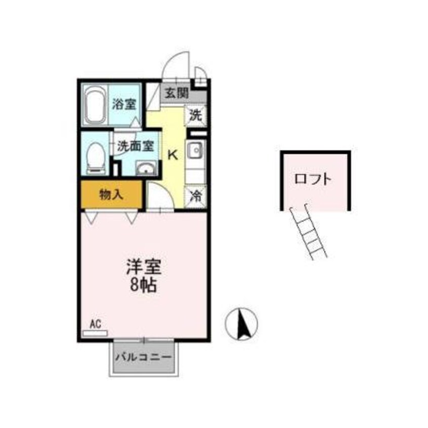 間取図 セジュール学園通