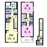 アバンツァート 2LDKの間取り