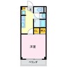 メゾンアドニス 1Kの間取り