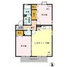 コンフォール貴船 2LDKの間取り