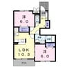 スイートベリー 2LDKの間取り