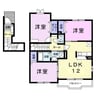 フレッシュリー都川Ｂ 3LDKの間取り