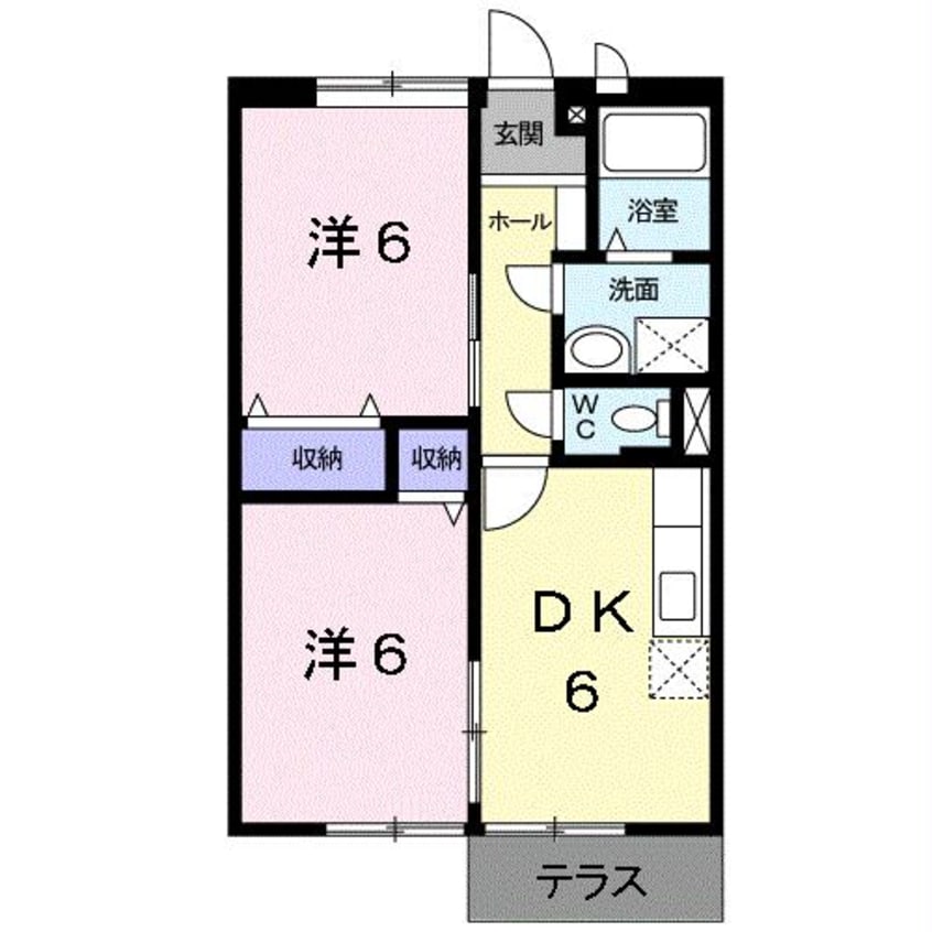 間取図 リバーサイド彩