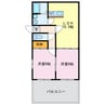 グラニートシャングリラ 2LDKの間取り