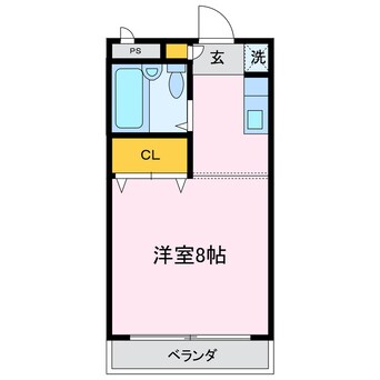 間取図 ロランジュＢ