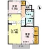 ドルチェ蒲郡栄町　Ａ棟 2LDKの間取り
