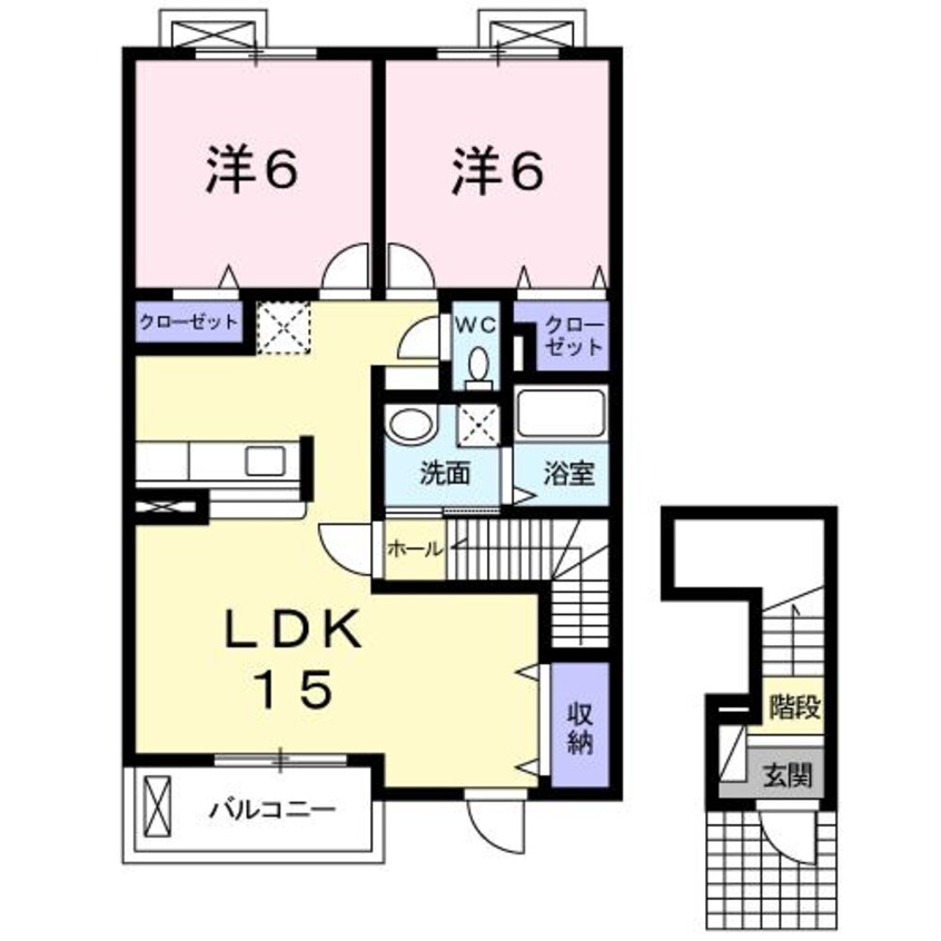 間取図 ヴィラルミエール