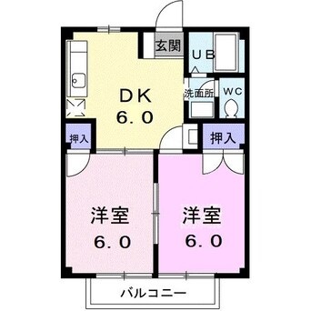 間取図 シティハイツ天伯