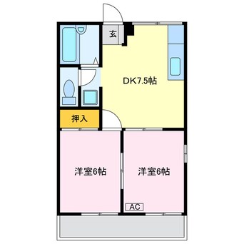 間取図 ハミングコリドールＢ