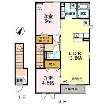 間取図 D-room金平