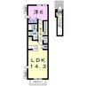 シトラス 1LDKの間取り