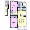 オンブラージュ 2LDKの間取り