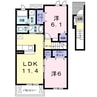 オンブラージュ 2LDKの間取り