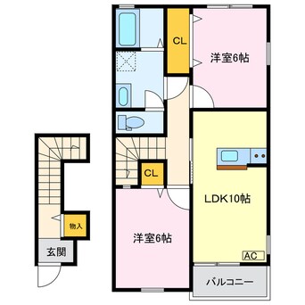 間取図 リブレアベントⅡ