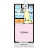 デュオＳ 1Kの間取り
