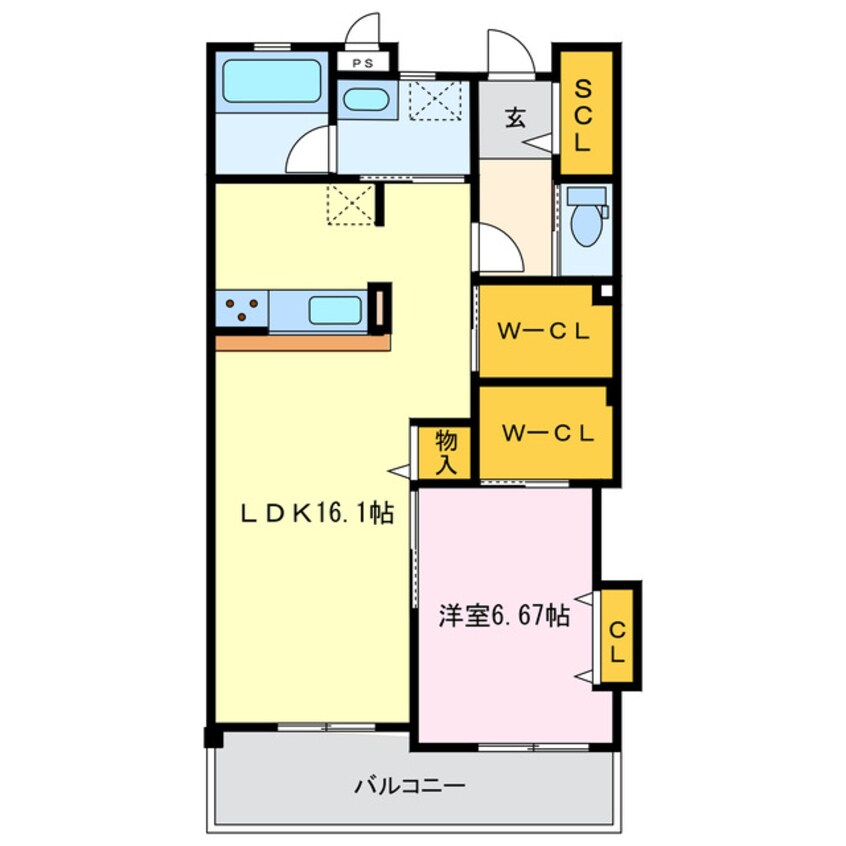 間取図 ピノワール　壱番館