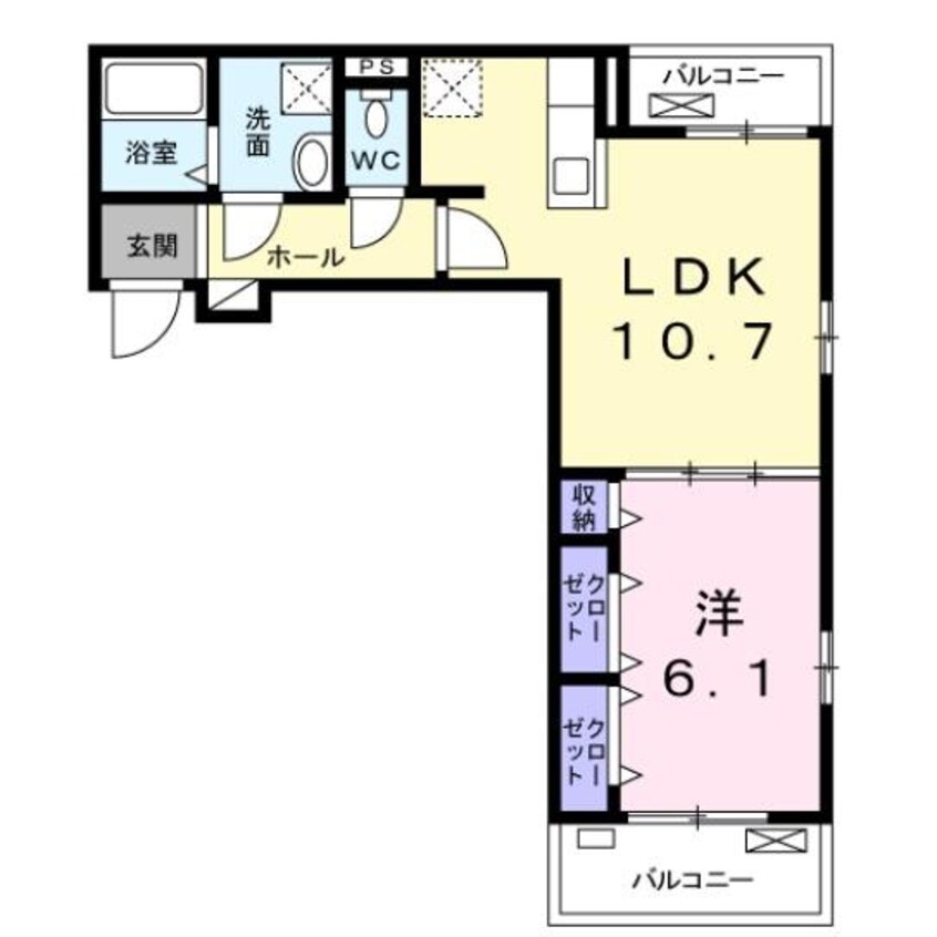 間取図 リジエール幸田