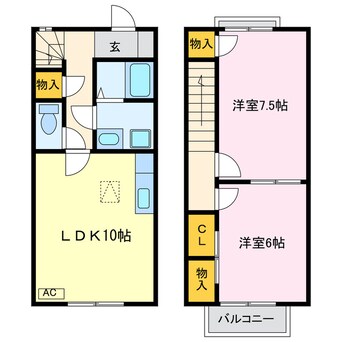 間取図 メゾン・ルミエール