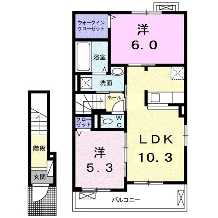 間取図 サクラーレ　Ａ