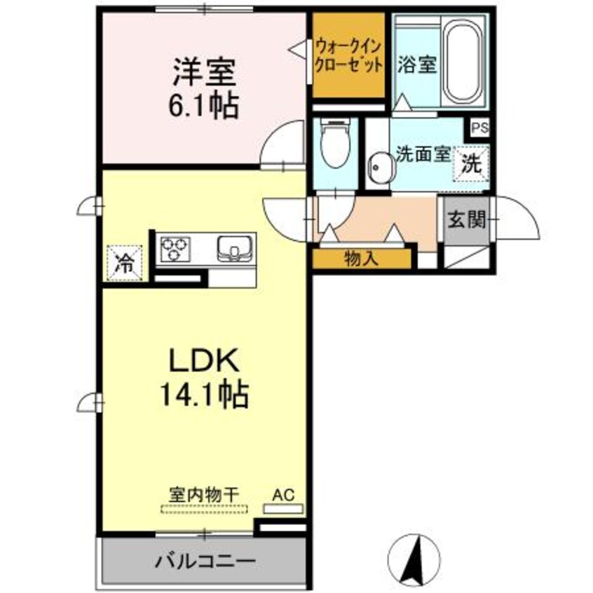 間取図 サンコート三谷