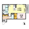 グランセジュール御幸 1LDKの間取り