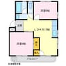 宝マンション 2LDKの間取り