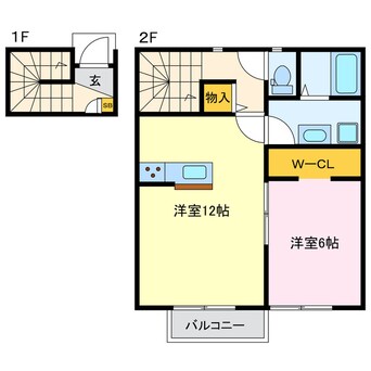 間取図 Forest　Maison新井形