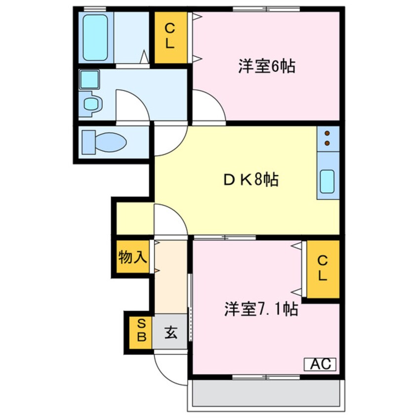 間取図 ソッリーゾ・ビレッタA棟